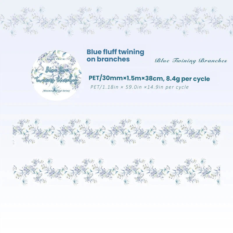 Floral Spread Series PET Tape