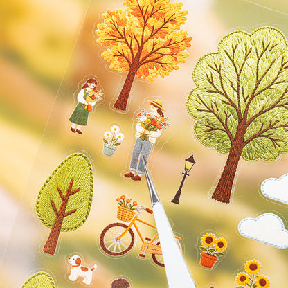 Local Attractions 3D Sticker Book featuring book designs for journaling, scrapbooking and collage