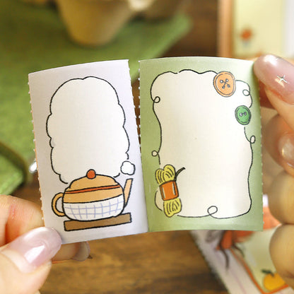 Seasonal Tales Series Die Cutting Writing Paper Tape