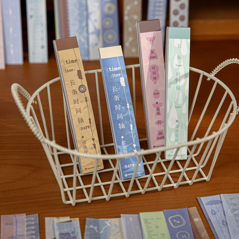 Time Story Series Sticker Book featuring book designs for journaling, scrapbooking and collage