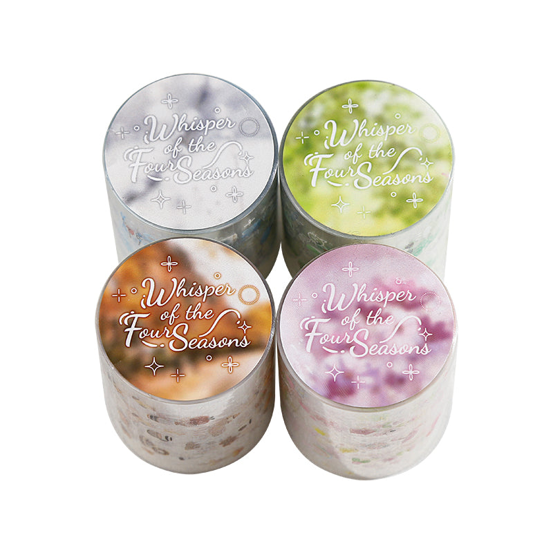 Four Seasons Whisper Series Die Cutting PET Tape featuring sea designs for journaling, scrapbooking and collage