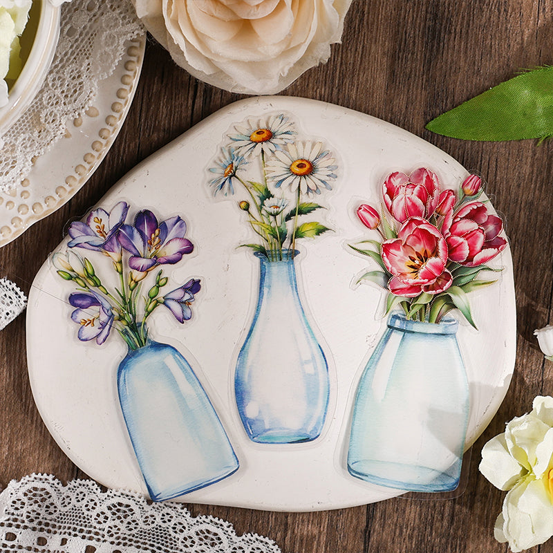 Flower language heart Sticker