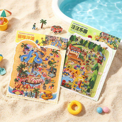 Pet Paradise Series 3D Sticker for journaling, scrapbooking and collage
