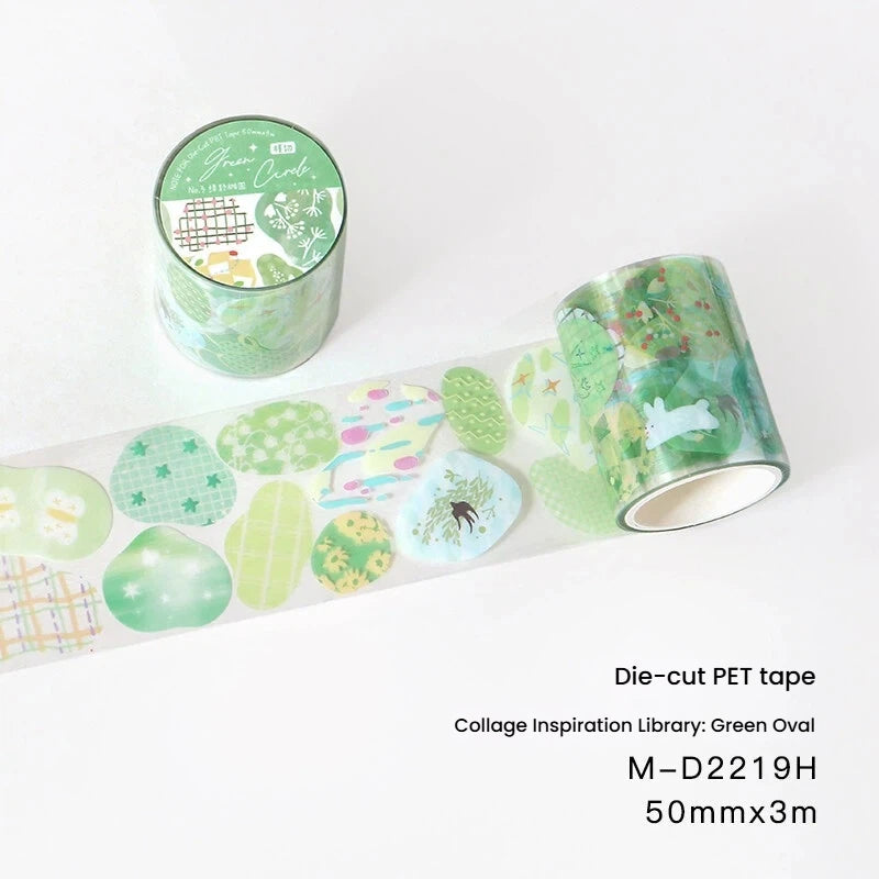 Collage Inspiration Library Series Die Cutting PET Tape