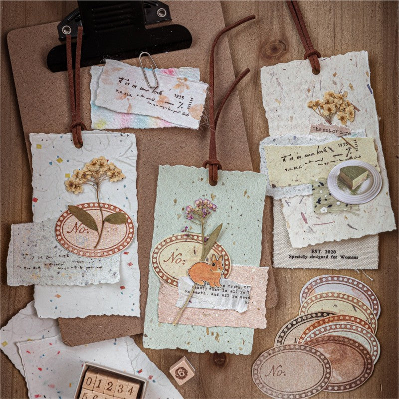Tear-Edge Material Paper