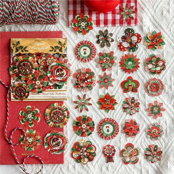 Christmas Floral Sticker Book