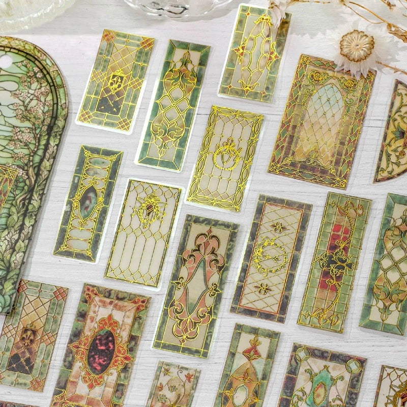 Vintage Floral Tile Sticker Pack