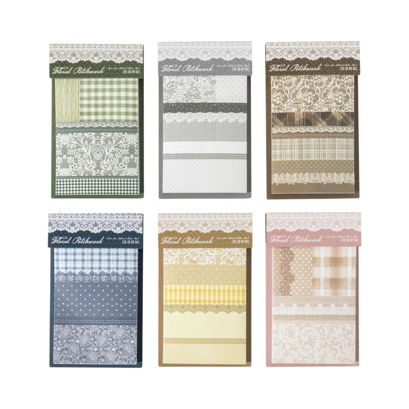 Floral Patchwork Lace Sticker Book