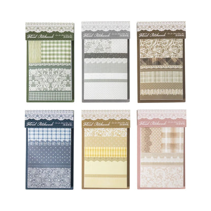Floral Patchwork Lace Sticker Book