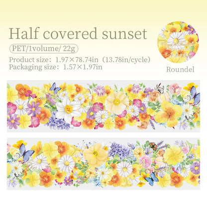 Crossing Flower Sea PET Tape