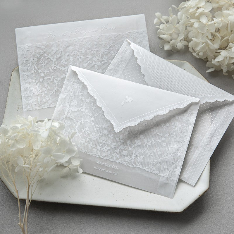 Lace Letter Envelope Set