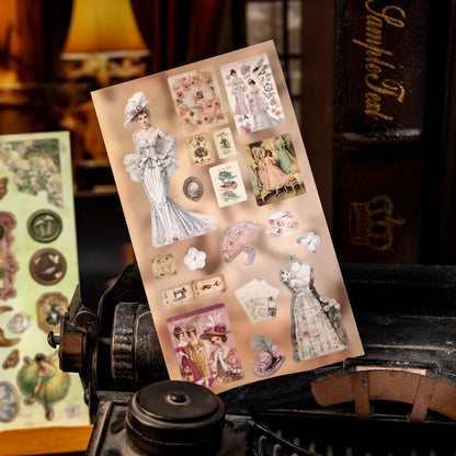 Dream Garden Tea Gathering Sticker Book