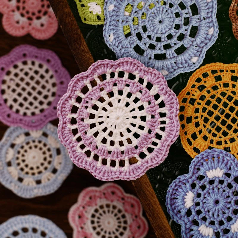 Woven Floral Notes Sticker Pack