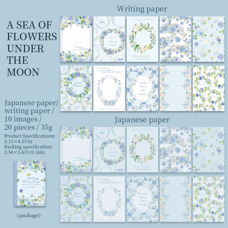 Spring Flower Island Sticker Book