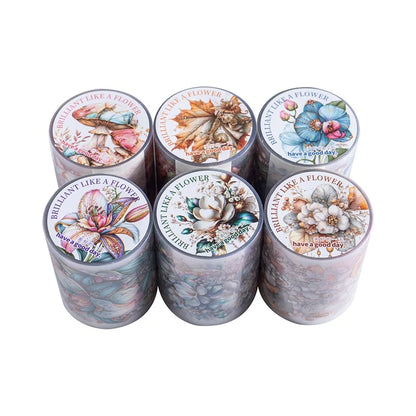 Brilliant Floral PET Tape