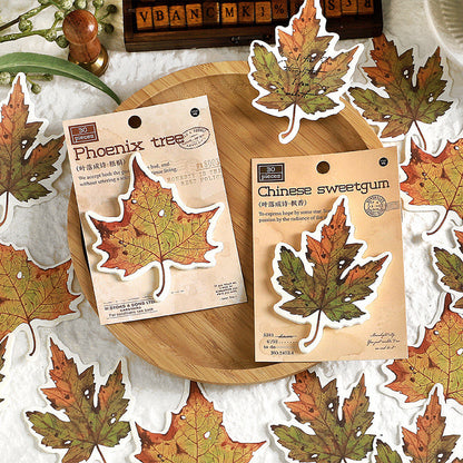 Leaf completed poem Sticker