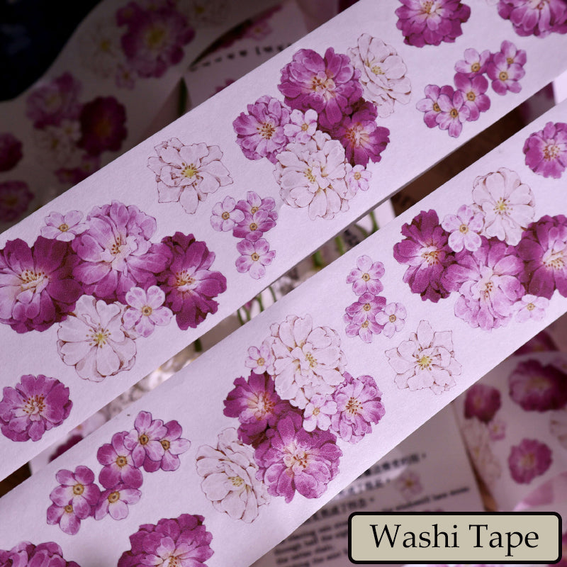 Whole Roll 5.5cm*5m Mei Sha Die Cutting Washi/PET/Shell Silver PET Tape