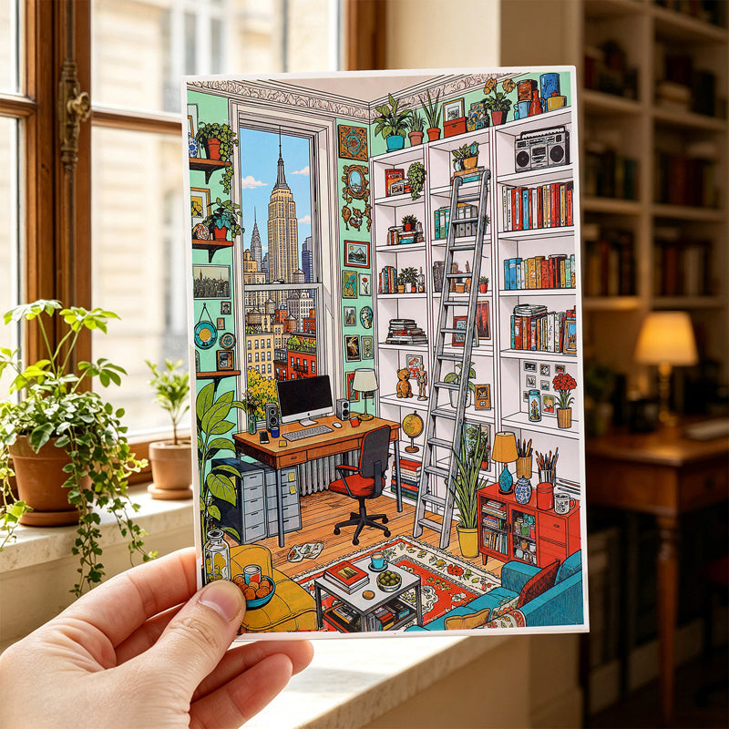 Manx Leisure Series 3D Sticker featuring leisure designs for journaling, scrapbooking and collage