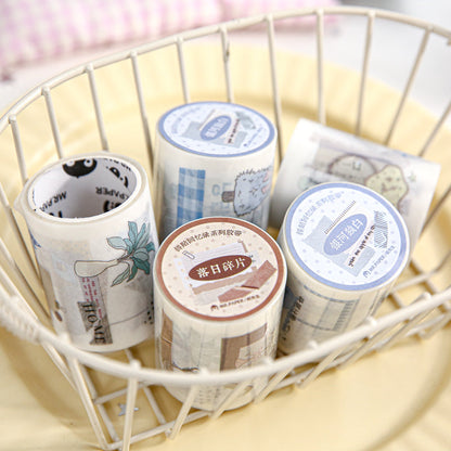 Collage Memoirs Series Die Cutting Washi Tape