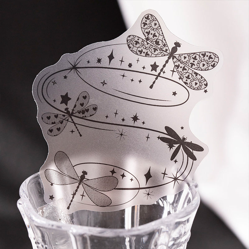 Starlink Dances Series Sticker featuring star designs for journaling, scrapbooking and collage