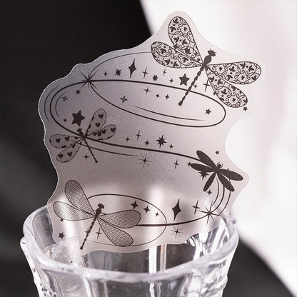Starlink Dances Series Sticker featuring star designs for journaling, scrapbooking and collage