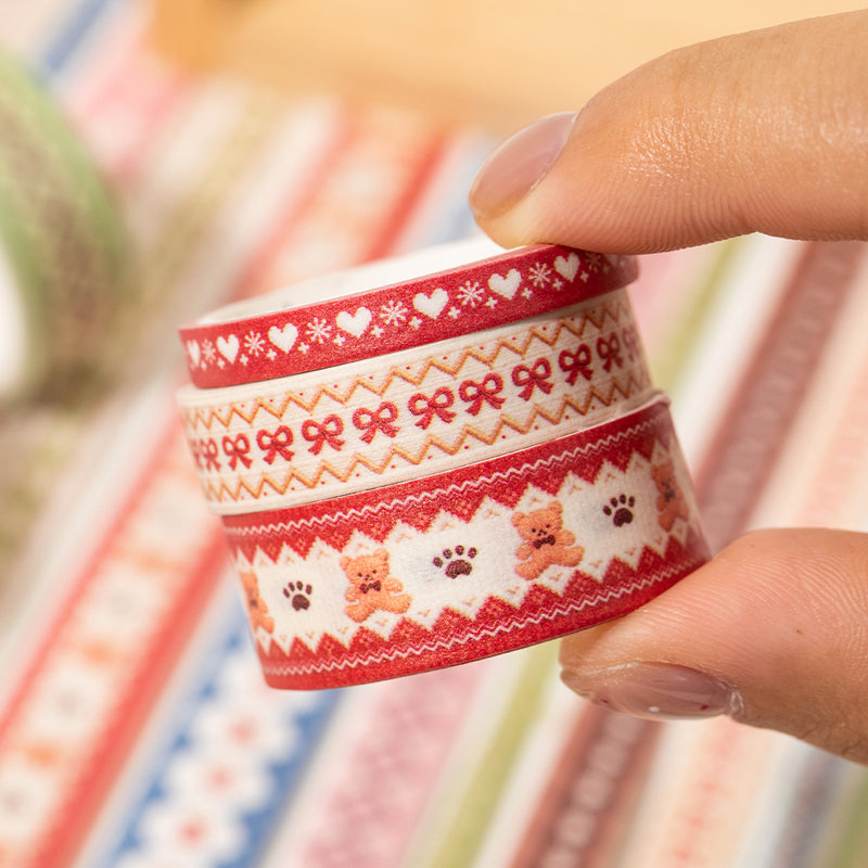 Fair Island Story Series Washi Tape Set featuring island designs for journaling, scrapbooking and collage