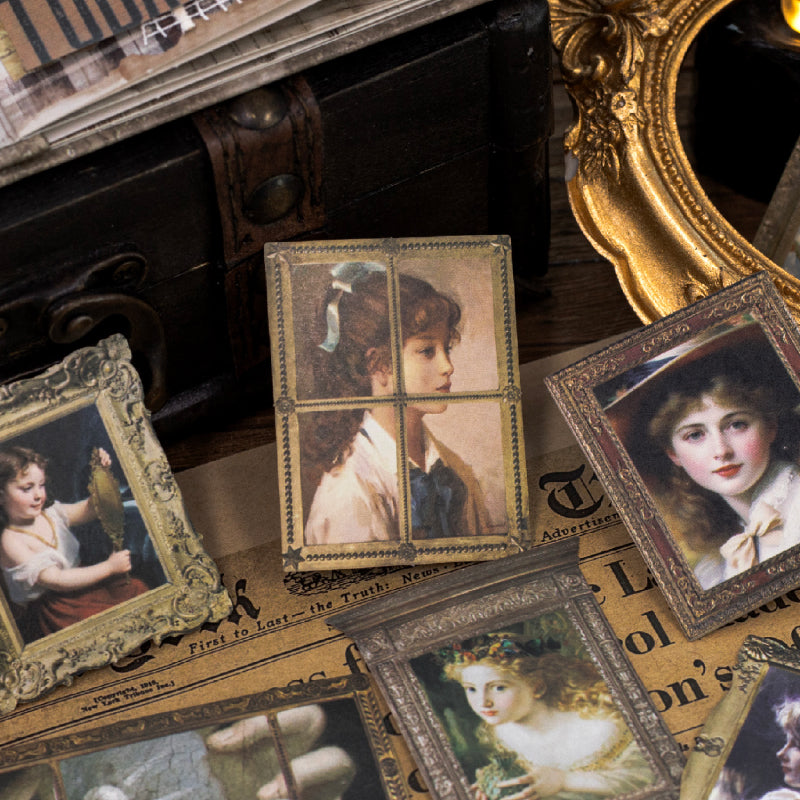 Medieval Picture Frame Series Sticker for journaling, scrapbooking and collage
