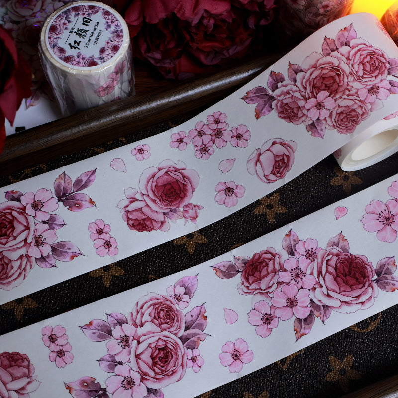 The beauty of flowers Die-Cutting Washi Tape - Sample 100cm