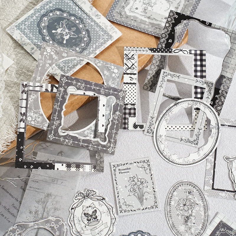 Border Narrative Series Sticker for journaling, scrapbooking and collage