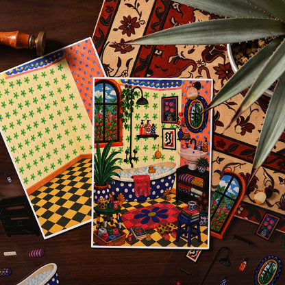 Art Residence Series 3D Sticker for journaling, scrapbooking and collage