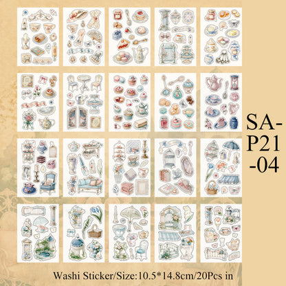 Old Wanderer Series Sticker Book