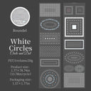 Circles And Dots Series Die Cutting PET Tape