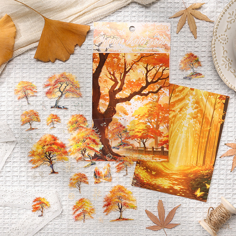The Golden Tree Shadow Sticker