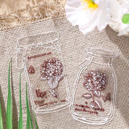 Flower language poetic Sticker
