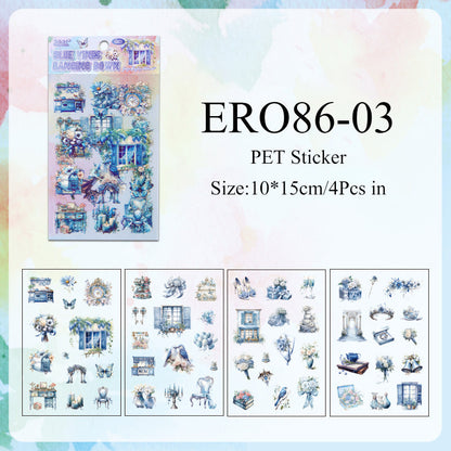 Flower butterfly Sticker