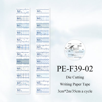 Picnic Day Memorandum Series Die Cutting Writing Paper Tape