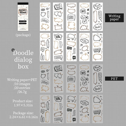 Notes Boxes Series Sticker Book