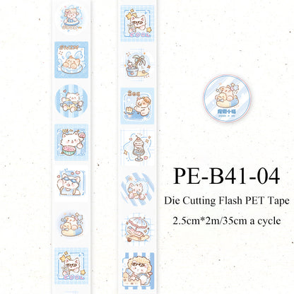 Heal Soft Cat Series Die Cutting Flash PET Tape