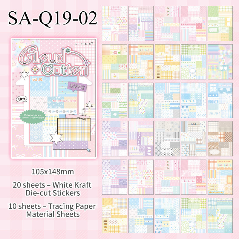 Cotton Notebook Series Sticker Book