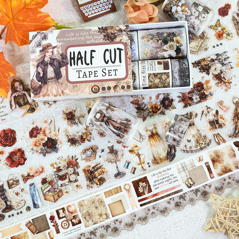 Memory scissors Die Cutting Washi/PET/Fog PET Tape for journaling, scrapbooking and collage