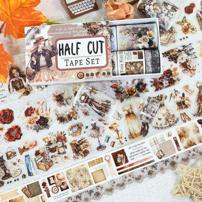 Memory scissors Die Cutting Washi/PET/Fog PET Tape for journaling, scrapbooking and collage