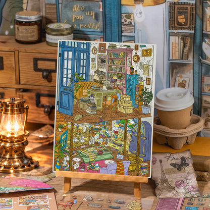 World Collection Series 3D Sticker for journaling, scrapbooking and collage