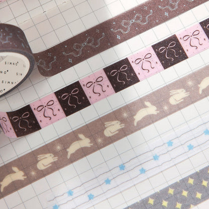 Sugar Frost Fantasy Series Washi Tape Set featuring fantasy designs for journaling, scrapbooking and collage