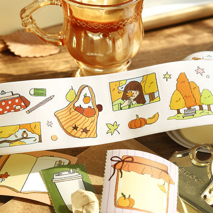 Seasonal Tales Series Die Cutting Writing Paper Tape