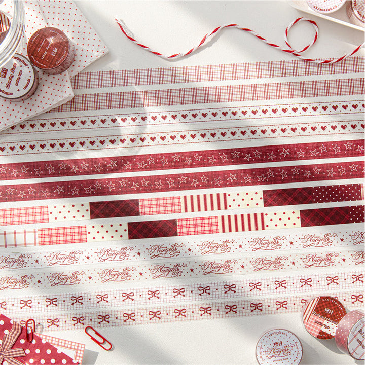 The Scarlet Prologue series Washi/Flash PET Tape for journaling, scrapbooking and collage
