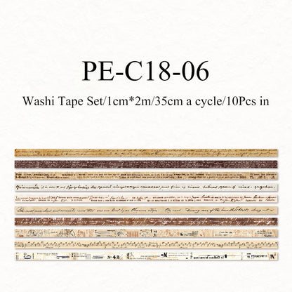 Basic Life Series Washi Tape Set