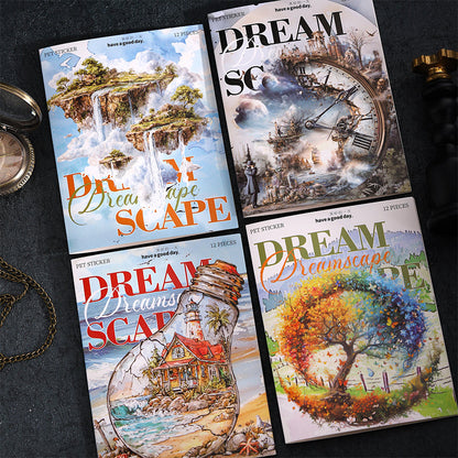 Illusory Dream Series Sticker featuring dream designs for journaling, scrapbooking and collage