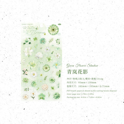 Flower Letter Series Sticker