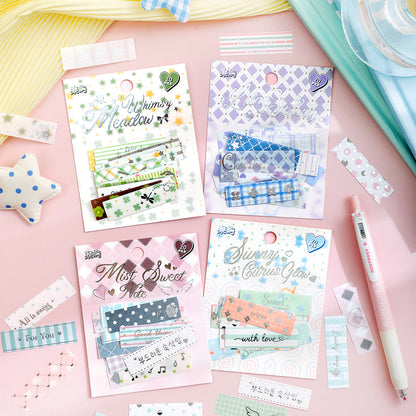 Letters To Summer Series Sticker featuring summer, and letter designs for journaling, scrapbooking and collage