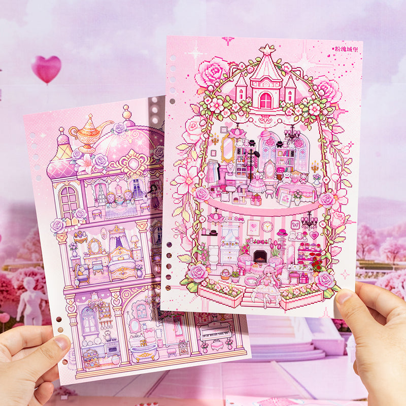 Fairy Tales World 3D Sticker Book featuring fairy, tale, and book designs for journaling, scrapbooking and collage